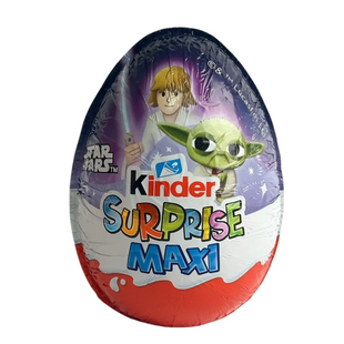Шоколадне яйце Kinder Surprise MAXI Star Wars "Зоряні війни" 100 г (Йода та Люк) id_4836 фото